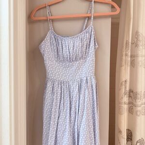 Hollister Light Blue Floral romper